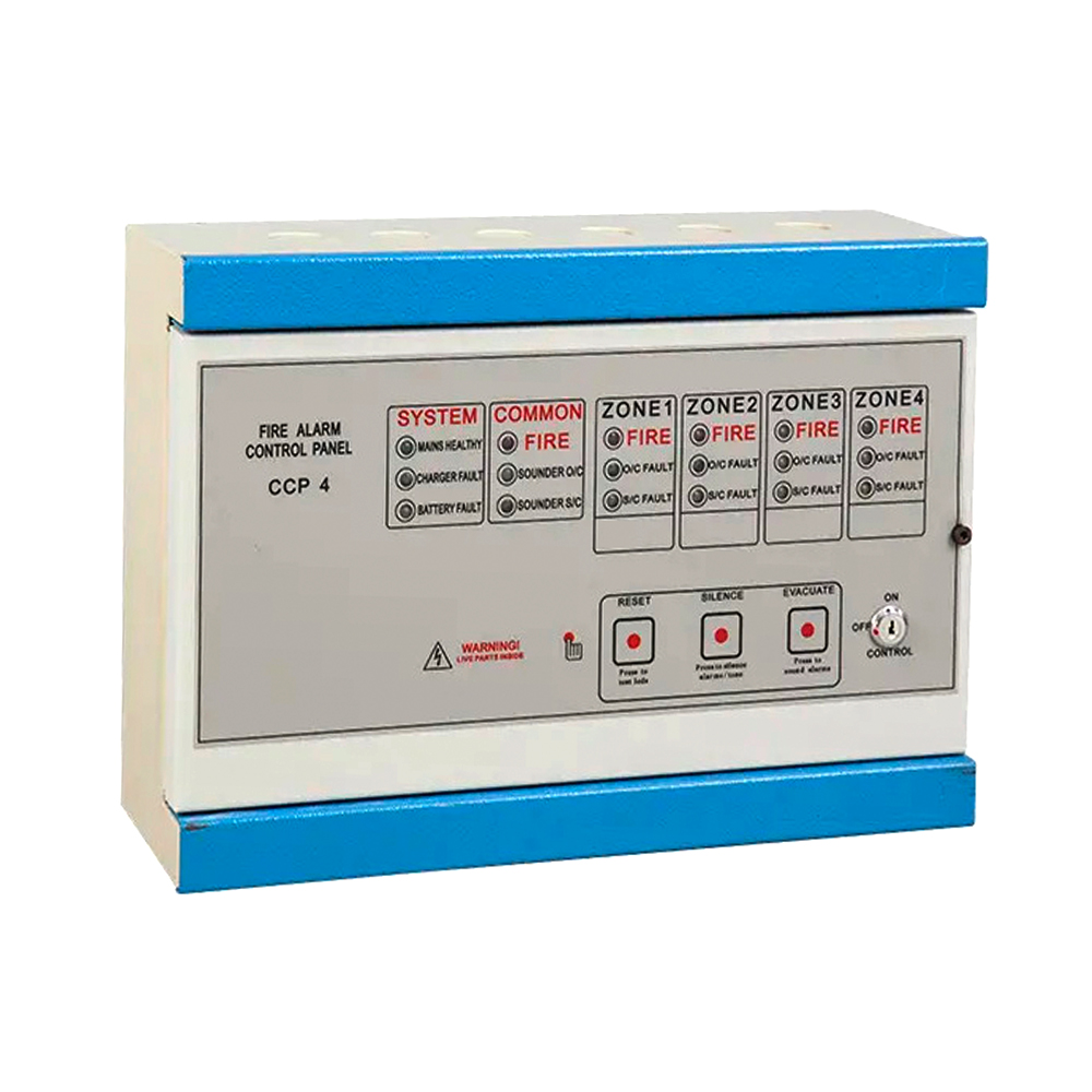 Conventional Fire Alarm Control Panel Zone With Battery Firesouq