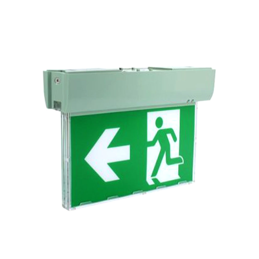 Luceco LED Tempus Surface 3 - Placchetta Emergenza Rotonda 1W 120LM Bianca, Non Mantenuta, 3 Ore