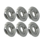 1/2″ Fire Sprinkler Head Two Piece Rosette Standard Recessed Escutcheon Plate Chrome