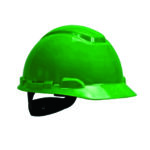 3M H700 Hard Hat 4-Point Ratchet Suspension Green
